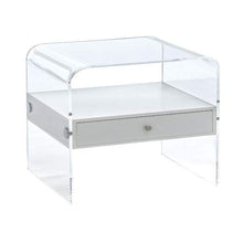 Wink design Comodino California, Metacrilato, Trasparente
