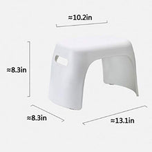 LZL Sgabello WC Addensare Piccola Panca Poggiapiedi Toilette Bagno Antiscivolo Aumentato WC Sgabelli Bassi Vasino Tozzo (Color : White, Dimensione : Conventional)