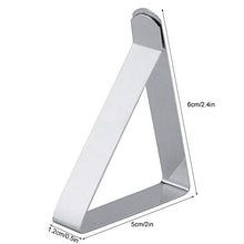 Felenny Clip per Tovaglia 6 Pezzi Morsetti per Copriletto in Acciaio Inox Supporti per Tovaglie Adatti per Picnic Tendoni Matrimoni Festa di Laurea