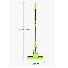 SSAYY Spray Mop Spremere Mop di Cotone per Colla per Uso Domestico/Mop di Spugna Assorbente/Non Lavare A Mano Panno Morbido/Manico di Spugna Tampone