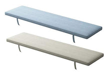 jHuanic - Cuscino rettangolare per panca da giardino, per interni e esterni, 2 posti, per panca a 3 posti, 100 x 30 x 3 cm, colore: marrone