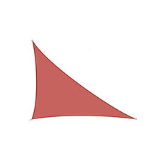 CH-GTJ Tende da Sole per Esterno, Tende da Sole, Vela Ombreggiante, Protezione Raggi UV Vela Tenda, Impermeabile, Tenda A Vela per Giardino Balcone Terrazza,Rust Red,4X4X5.7m