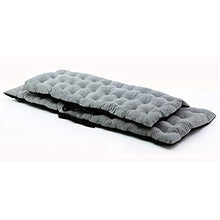 eewopjkj Cuscino per Sdraio Supporto per Schienale Alto Cuscini per sedie a Dondolo Cuscino per sedie a Sdraio Cuscini per sedie da Giardino Cuscino per sedili Poltrona da Patio-Grigio 125x50x10cm (