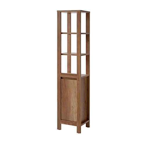Unbekannt Armadietto da Bagno, Piastra Laminata, Quercia, 35 x 40 x 185 cm