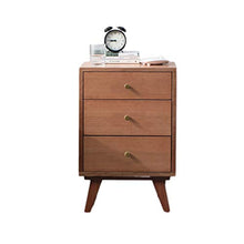 GXT WGZ- Comodino Camera Locker, Camera da Letto Comodino, Soggiorno Locker, Living Room Divano Fianco del Mobile (Color : Wood Color)