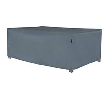 HENTEX - Telo di copertura per mobili da giardino, impermeabile, traspirante, grigio, 205 x 100 x 70H cm