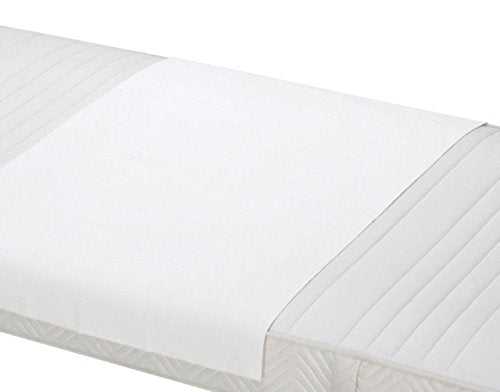 ZOLLNER Coprimaterasso Impermeabile, 150x90 cm, Bianco, in Altre Misure