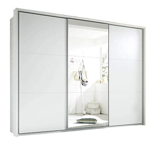 AVANTI TRENDSTORE - Marvin - Passepartout per l'armadio Marvin, in Legno Laminato di Colore Bianco, Dimensioni Lap 280x215x17 cm