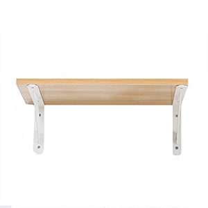 Semplicità Elegante Scaffale a Muro Scaffalature Sospese Scaffali per Treppiede Set Top Box Scaffale per Libri Impermeabile Salva Spazio Soggiorno, 6 Dimensioni, HJJ, bianca, 40x25x16cm
