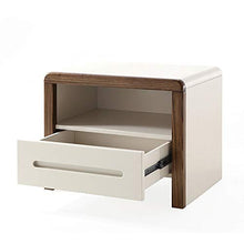 RKRLJX Comodino, Comodino Bianco, Comodino, Piano in Legno, Facile da Pulire, Easy Pull Type, Camera da Letto, Soggiorno, 1 Cassetto Comodino