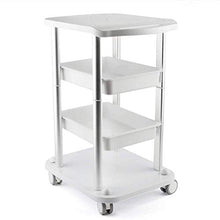 DHR- 4-tier apparecchiatura di bellezza di rotolamento Carrelli, Parrucchiere Salone di carrello su ruote, cucina deposito multifunzionale carrello, carico di 50kg Bagagli servizio di bellezza trolley