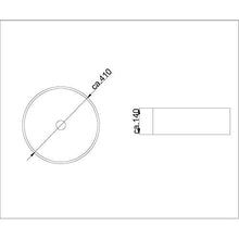 Alpenberger Lavabo da appoggio in ceramica, effetto loto, rotondo, 41 cm, facile da pulire