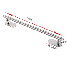 ZYDJ Bagno Adesivo Porta Salviette Acciaio Inox Portasciugamani, Acciaio Inossidabile, Finitura Lucida, Portasciugamani da Parete (40cm, 50cm, 60cm) 60CM