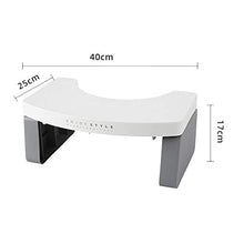 SIMNO JIAHONG Sgabello da Bagno di Goodstyle Sgabello Antiscivolo Sgabello Sgabello da Bagno Sgabello da Bagno Portatile Sgabello da Bagno (Color : White)