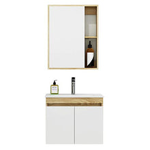 GFBVC Mobile Lavabo Mobile da Parete in Legno Multistrato con lavello da banco a Parete Facile da Pulire (Color : White, Size : 48x61x47cm)