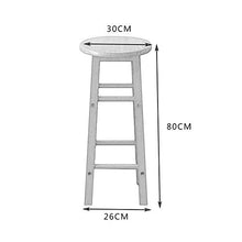 AGGF Sgabello da Bar Sgabello da Bar Sgabello da Bar da Lavoro Sgabello Alto per Il Tempo Libero Sgabello da bancone può Essere utilizzato per Bar Materiale in Legno Speciale Stabile e Solido 3 c