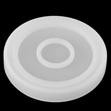 Rockyin Tazza di tè del Silicone sottobicchiere Muffa DIY Flessibile Bowl Mat Photo Frame Mould (Turno)