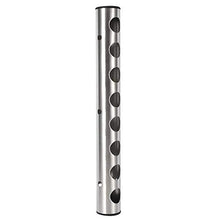 Alinory Portabottiglie Verticale, portabottiglie da Parete portabottiglie, Bar per la casa(Stainless Steel 8 Holes)
