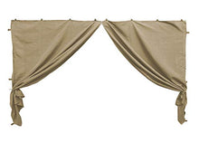 QUICK STAR 2 Pannelli Laterali con Zip 400/300x197cm per padiglioni 3x4m Parete Laterale Beige RAL 1001