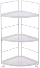 Scaffale per Doccia Scaffale a 3 Ripiani, Scaffali per carichi Pesanti Scaffali in Metallo Scaffale per Ripiani (Colore: Bianco, Dimensioni: Triangolo)