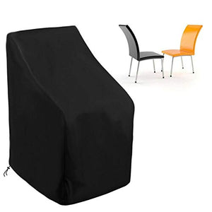 ZJZ - Coprisedia pieghevole da giardino, impermeabile, antivento, anti-UV, 420D, tessuto Oxford (65 x 65 x 120 / 80 cm)