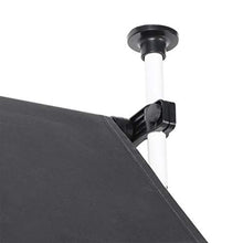 Emoshayoga Tende da Esterno per Porte e finestre 2.5x1.2M Tenda da Giardino Retrattile Manuale per Balcone da Giardino(Gray)