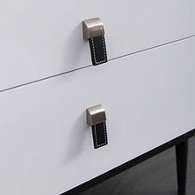 LSX-Comodino Comodino, Moderno e Minimalista Doppio cassetto Vernice Completa Camera da Letto Comodino armadietto Piccolo Spazio Contenitore Laterale, Adatto per: Soggiorno/Camera da Letto/Studio,