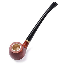 Pipa per tabacco in legno, venatura del legno fatta a mano vintage Pipa monouso staccabile, A1,16cm