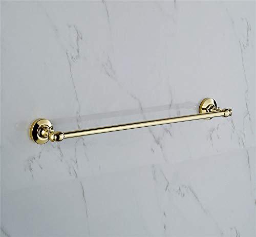 MBYW Portasciugamani Moderno Minimalista Portasciugamani Elegante per Il Bagno di Moda Portasciugamani Doppio Bar Porta Asciugamani Placcato Oro Porta Asciugamani  Adatto per Bagno,Cucina, Ufficio