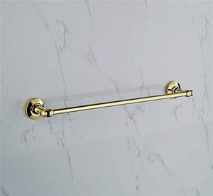 MBYW Portasciugamani Moderno Minimalista Portasciugamani Elegante per Il Bagno di Moda Portasciugamani Doppio Bar Porta Asciugamani Placcato Oro Porta Asciugamani  Adatto per Bagno,Cucina, Ufficio