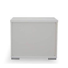 Cribel Efesto Comodino, Legno, Bianco, 58 x 39 x 48 cm