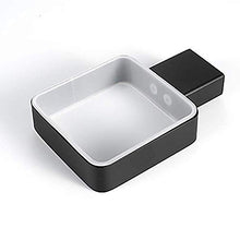 JKCKHA Northern Europe. Bella Quadrato Nero Piatto di Sapone e Stare Moderna in Acciaio Inossidabile 1pc - Bathroom Wall Hanging Multifunzione