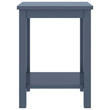 vidaXL Comodino Grigio Chiaro 35x30x47 cm in Legno Massello di Pino