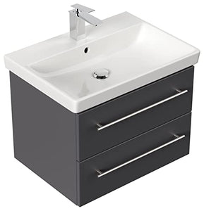Mobile bagno con lavabo Villeroy & Boch Avento 65cm antracite satinato