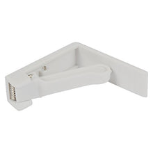 Clip fermatovaglia in acciaio inox, confezione da 4 pezzi, 4 fermatovaglia a molla a clip per tovaglia in plastica, colore: bianco