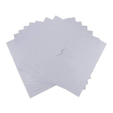F Fityle Tampone per Fornello A Gas Riutilizzabile da 8 Pezzi 0,2 Mm, Utensili da Cucina con Tappetino Pulito - Argento