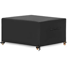 HUTHIM Coperture per Mobili da Giardino,Copertura Tavolo Giardino Esterno 242 X 162 X 100cm Rectangular Copritavolo Impermeabile Resistente UV Tessuto Oxford 420D, per Copri Tavolo e Sedie Da Esterno
