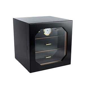 LiféUP Mobiletto per sigari, Foderato in Legno con 4 cassetti decenti, Set di scatole per sigari, Mobile in Legno di Cedro