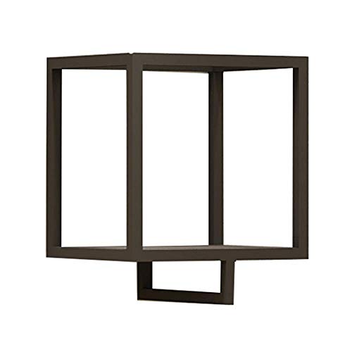 Semplicità Elegante Scaffale a Muro Scaffale Galleggiante Scaffali Appendiabiti in Metallo Espositore Decorazione Camera da Letto Bagno Negozio Di Abbigliamento, 4 Stili, HJJ, Nero, 35x30x40cm