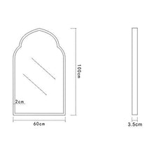 IG Acciaio Inossidabile lo Specchio da Bagno a Muro a Muro Specchio Specchio Specchio Semplice Moderno Bagno Decorazione Bagno a Sospensione