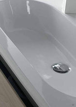 Set Mobile Lavabo Specchio LED Arredo Bagno Moderno Madrid90 CERAMICHEMIRANDA-Perla