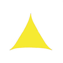 CH-GTJ Vela Ombreggiante, Vela Parasole Triangolare Tenda A Vela Impermeabile Protezione Antivento con Protezione UV 98% per Giardino Terrazza Campeggio Patio Party,Giallo,3x3x3m