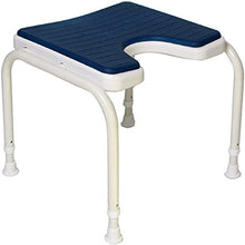 Sgabello da bagno Doccia / vasca da bagno Sgabelli 304 acciaio inossidabile stent doccia Sedile Sgabello for / disabili Anti-Slip Anziani Mats doccia sedia regolabile in altezza 6 Heavy Duty in Blue M