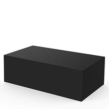 HUACHENG Coperture per mobili da Giardino per Patio Esterno   Coperture per sedie Impermeabili da Pioggia e Neve per Sedia Imbottita Copertura Antipolvere-Nero, 213X132X74cm