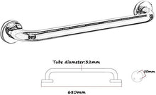 Maniglioni da Bagno Sicurezza Grab Bar Vasca da Bagno Maniglia, Grab Guida in Acciaio Antiscivolo Maniglie, Supporto Rails Anziani/handicappati Bagno/Doccia Bagno Accessori da Bagno