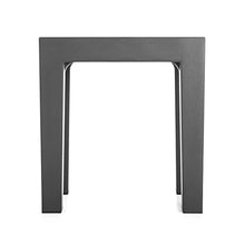 Tatay Sgabello Rettangolare Lombok, Polipropilene, Senza BPA, Finitura Effetto Legno, la Protezione anti-UVA, Anche 130 kg, Adatto a 38 x 29 x 41 cm Interni ed Esterni, Grigio