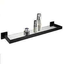 LCSD Moderno Bagno in Acciaio Inox Rettangolare Nero Accessori per Bagno/portabottiglie Nuovo Design/Rack Bagno Moderno Multifunzionale