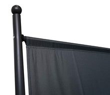 QUICK STAR Paravento da Giardino 180 x 178 cm Divisorio in Tessuto Balcone Protezione della Privacy Grigio