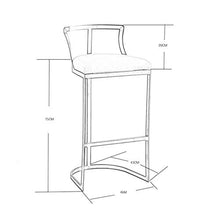 Sgabello da bar, sgabello alto, in metallo, stile creativo, per colazione, cucina, bar, bar, caffetteria, bianco argento, un pezzo/due pezzi, adatto per salotti, bar, caffetterie