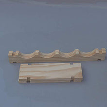 UKOCH - Portabottiglie in legno per 4 bottiglie di vino, per ristoranti, hotel, bar, casa, feste, anniversari, festa del papà